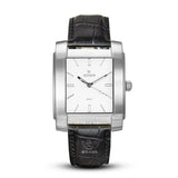 SQUARE MEN'S WATCH - LEGACY J Brushed steel - White dial