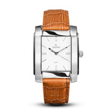 SQUARE MEN'S WATCH - LEGACY Q Polished steel - White dial