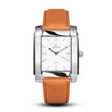 SQUARE MEN'S WATCH - LEGACY Q Polished steel - White dial