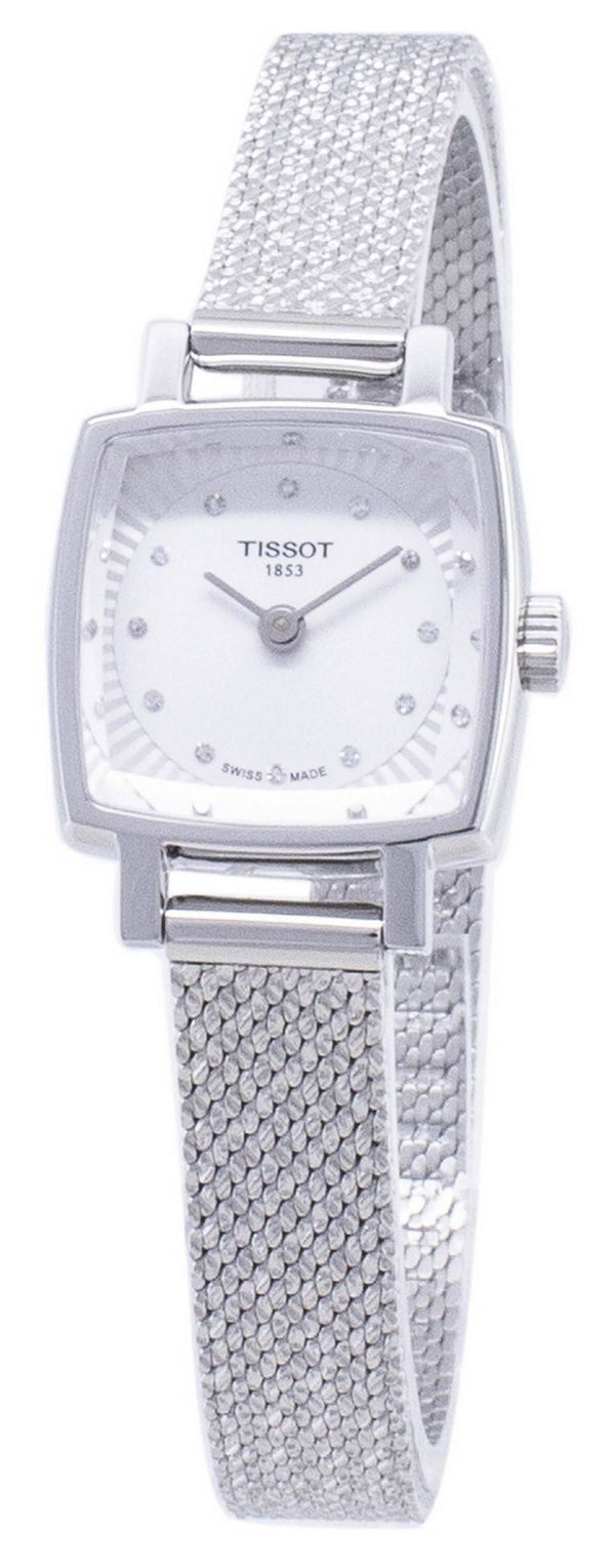 Tissot T-Lady Lovely Square T058.109.11.036.00 T0581091103600 Diamond Accents Quartz Women's Watch