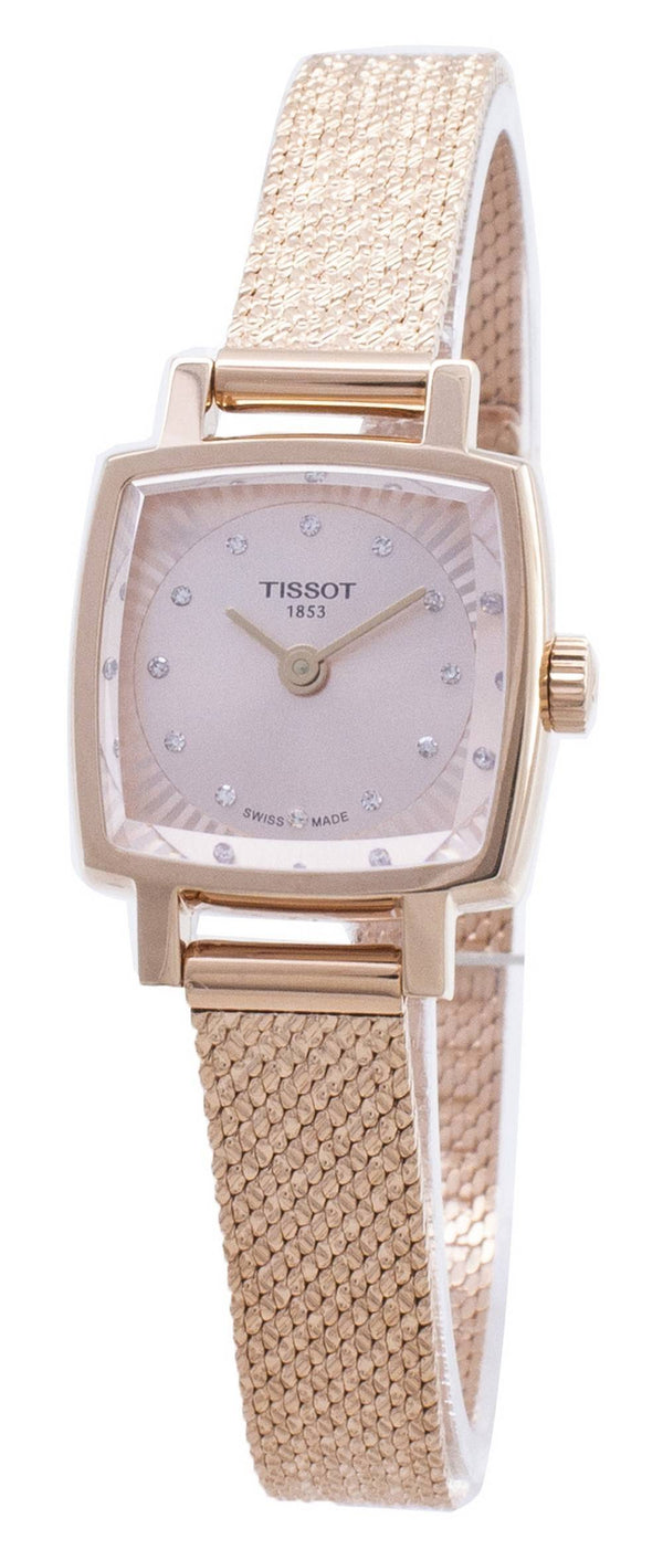 Tissot T-Lady Lovely Square T058.109.33.456.00 T0581093345600 Diamond Accents Women's Watch