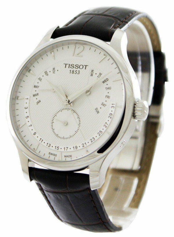Tissot T-Classic Tradition Perpetual Calendar T063.637.16.037.00 T0636371603700 Men's Watch
