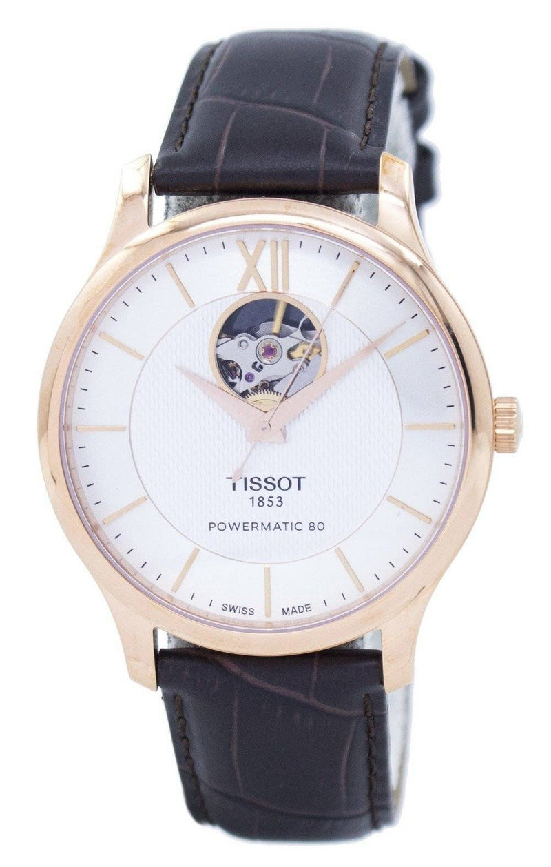 Tissot T-Classic Tradition Open Heart Automatic T063.907.36.038.00 T0639073603800 Men's Watch