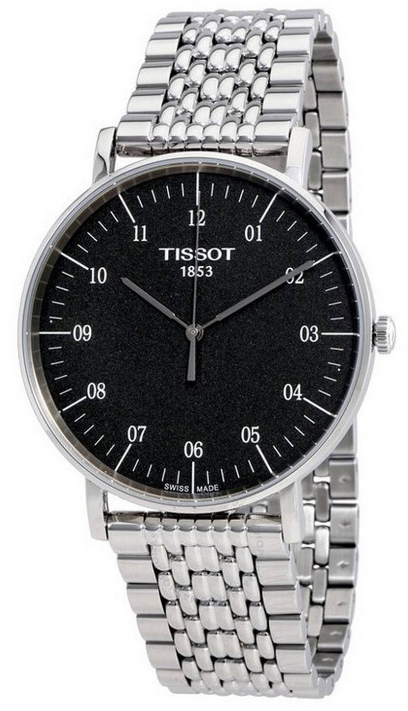 Tissot T-Classic Everytime Large Rhodium Dial Quartz T109.610.11.077.00 T1096101107700 Men's Watch