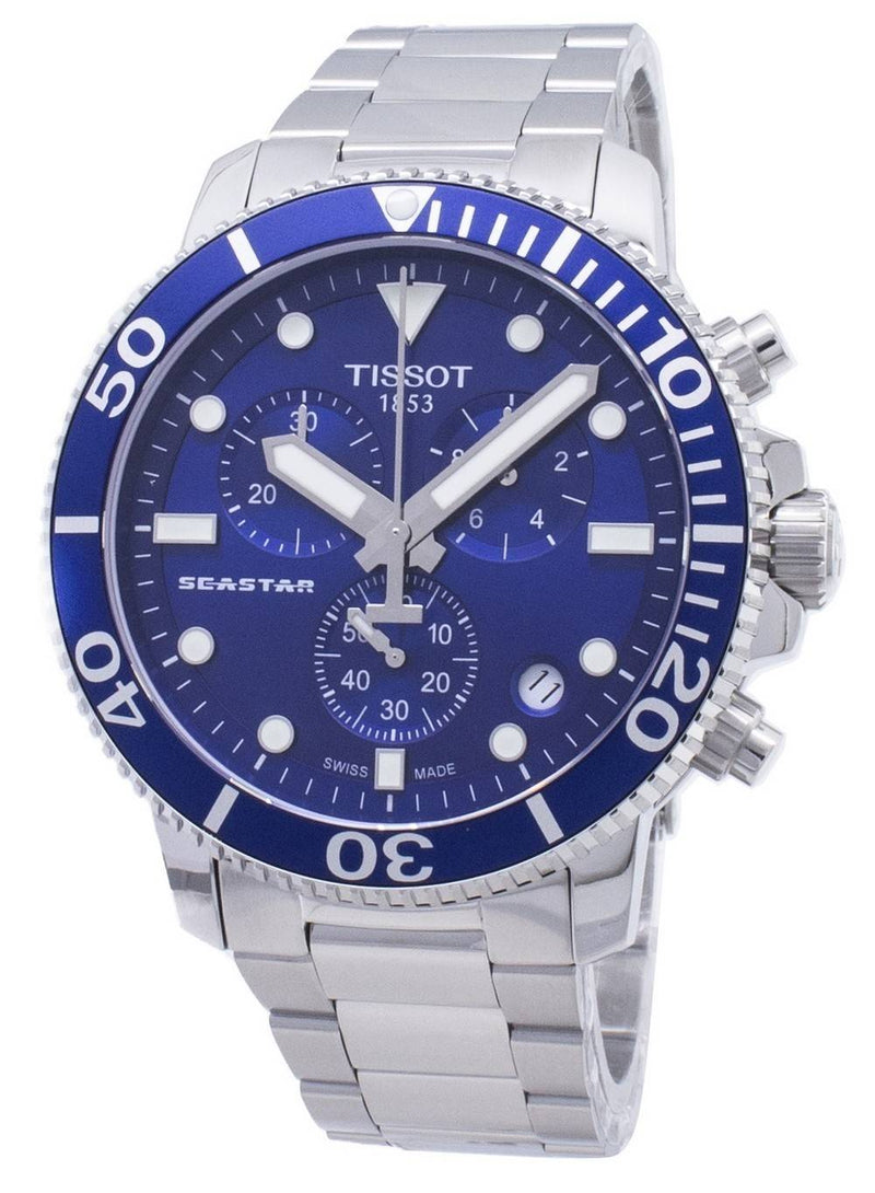 Tissot T-Sport Seastar 1000 T120.417.11.041.00 T1204171104100 Chronograph 300M Men's Watch