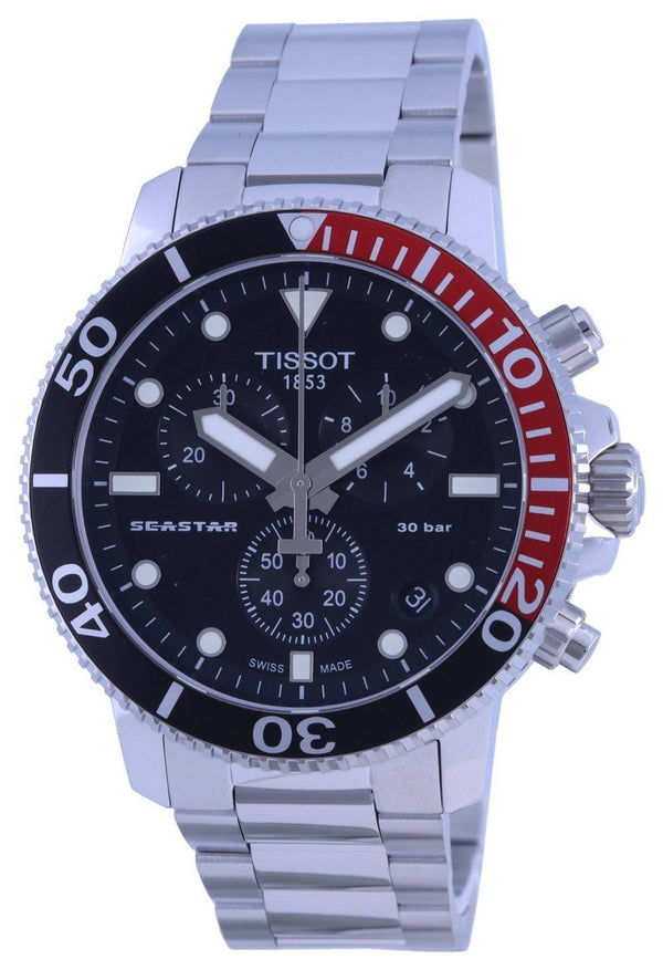 Tissot T-Sport Seastar 1000 Diver's Chronograph Quartz T120.417.11.051.01 T1204171105101 300M Men's Watch