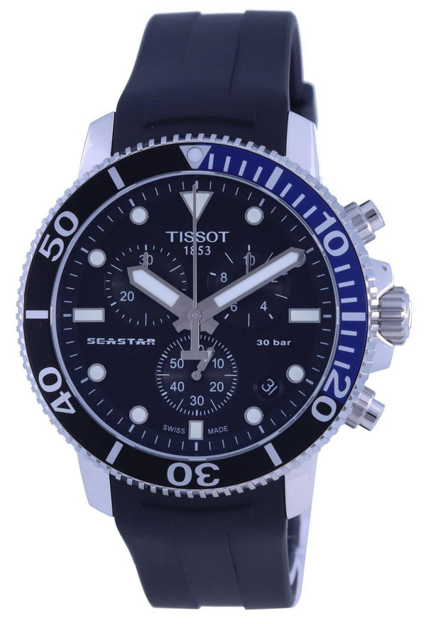 Tissot T-Sport Seastar 1000 Diver's Chronograph Quartz T120.417.17.051.02 T1204171705102 300M Men's Watch