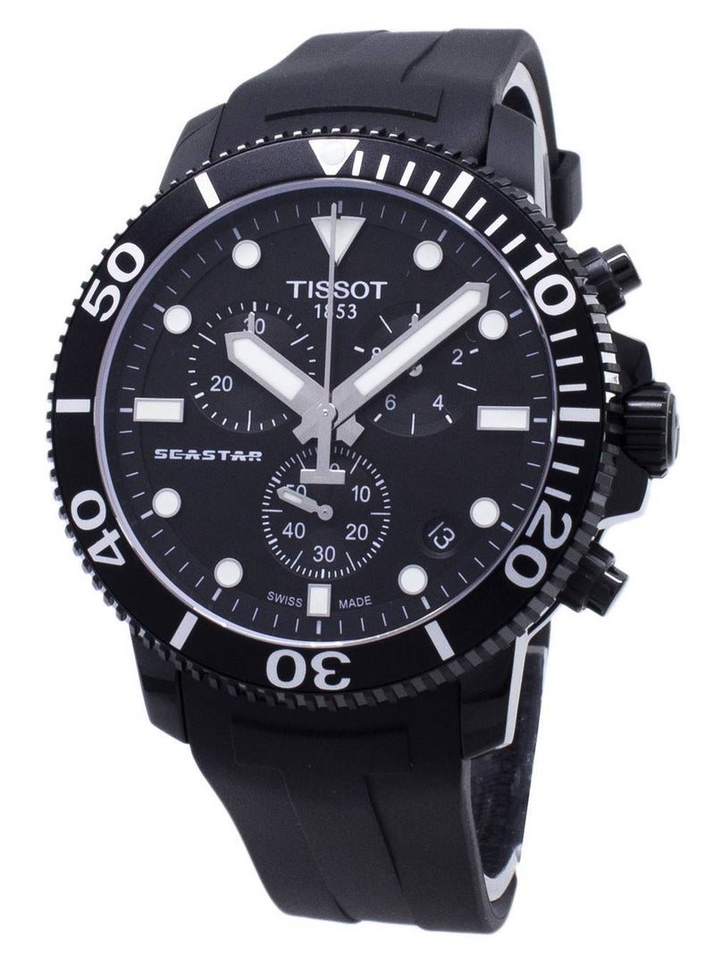 Tissot T-Sport Seastar 1000 T120.417.37.051.02 T1204173705102 Chronograph 300M Men's Watch