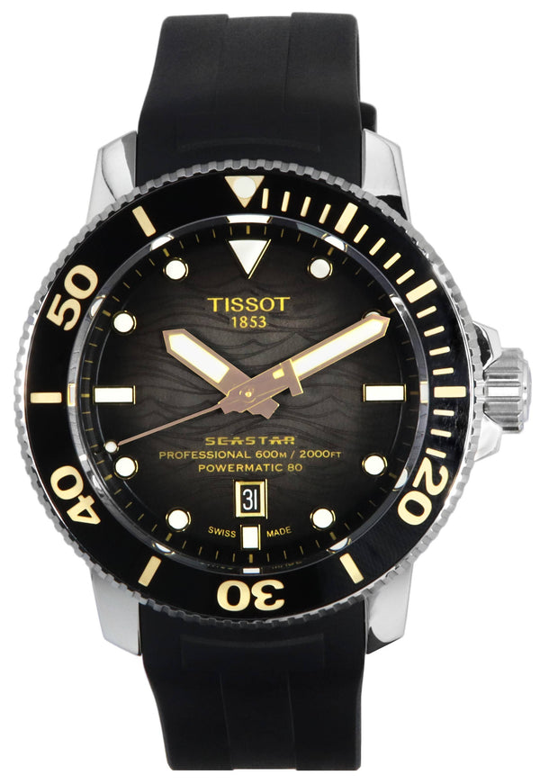 Tissot T-Sport Seastar 2000 Professional Powermatic 80 Diver's T120.607.17.441.01 T1206071744101 600M Men's Watch