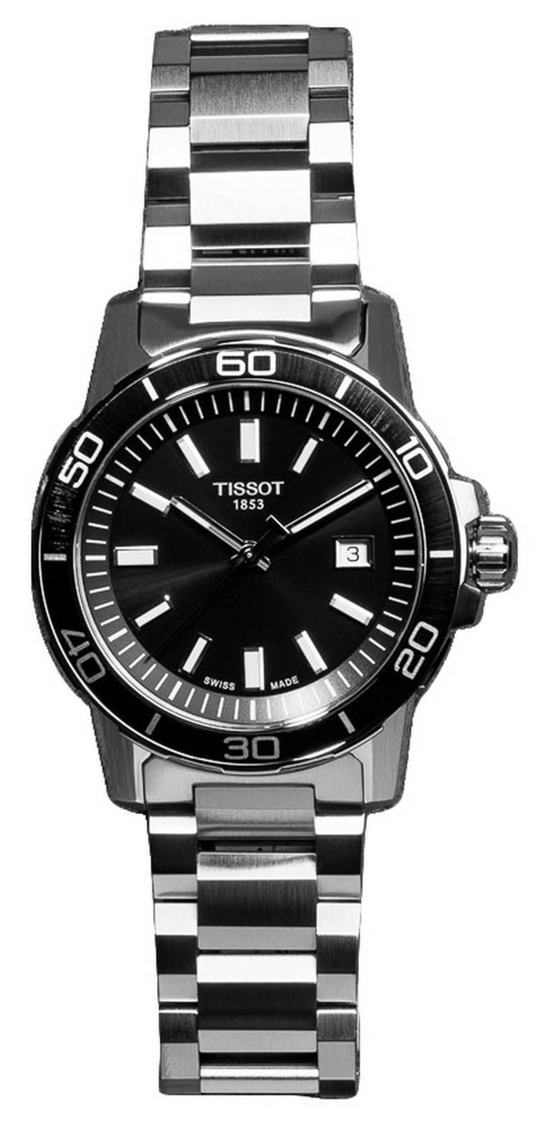 Tissot T-Sport Supersport Black Dial Quartz T125.610.11.051.00 T1256101105100 100M Men's Watch