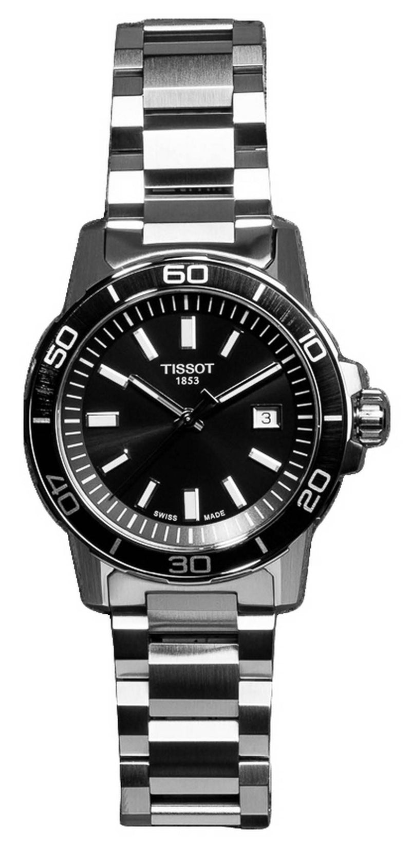 Tissot T-Sport Supersport Black Dial Quartz T125.610.11.051.00 T1256101105100 100M Men's Watch