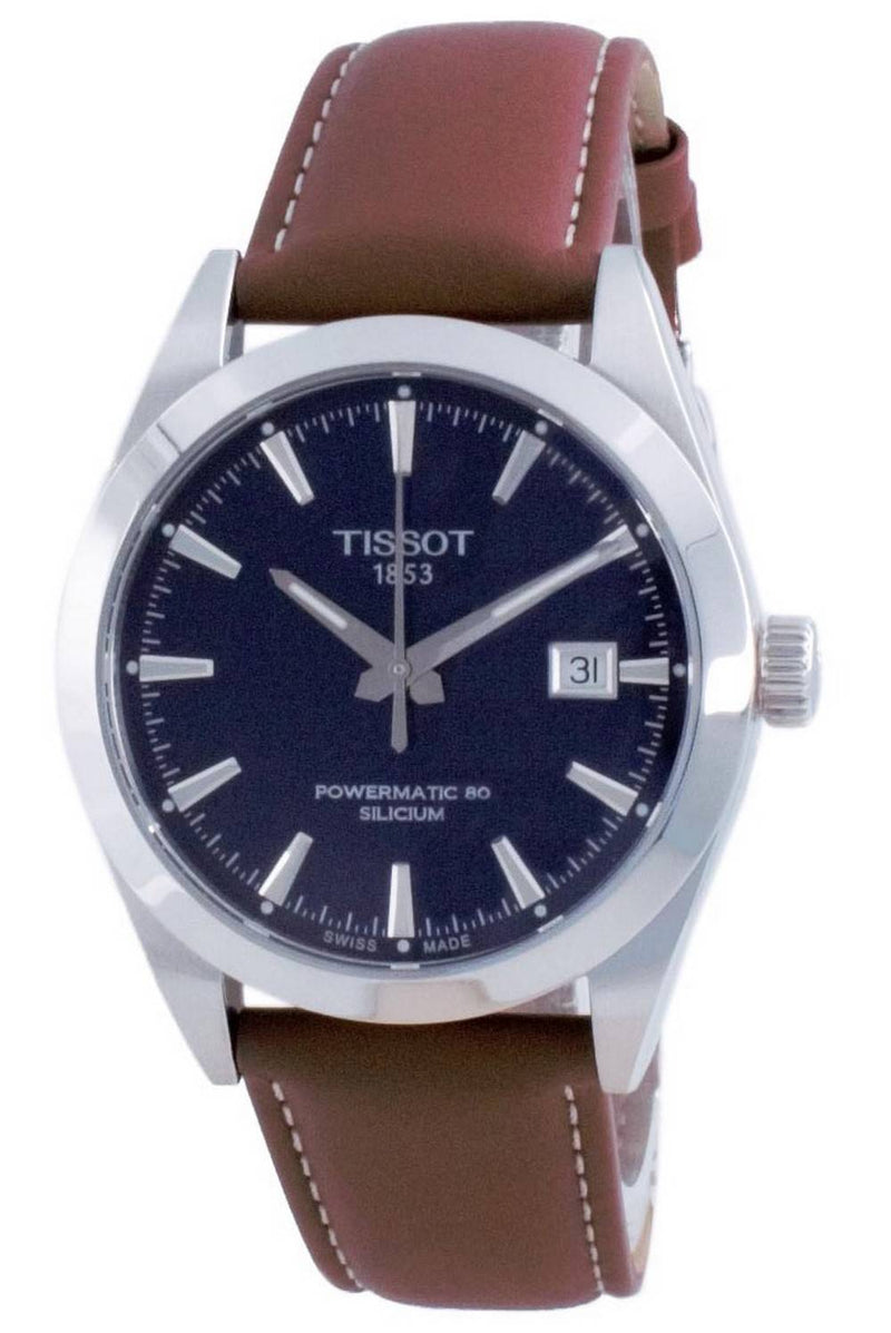 Tissot T-Classic Gentleman Powermatic 80 Silicium Automatic T127.407.16.041.00 T1274071604100 100M Men's Watch