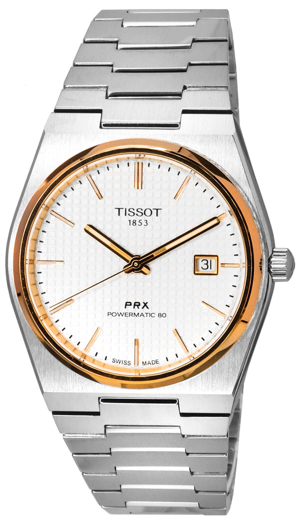 Tissot PRX T-Classic Powermatic 80 Silver Dial T137.407.21.031.00 T1374072103100 100M Men's Watch