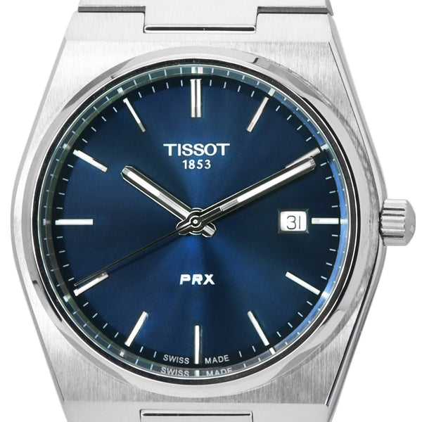 Tissot PRX T-Classic Stainless Steel Blue Dial Quartz T137.410.11.041.00  T1374101104100 100M Men's Watch