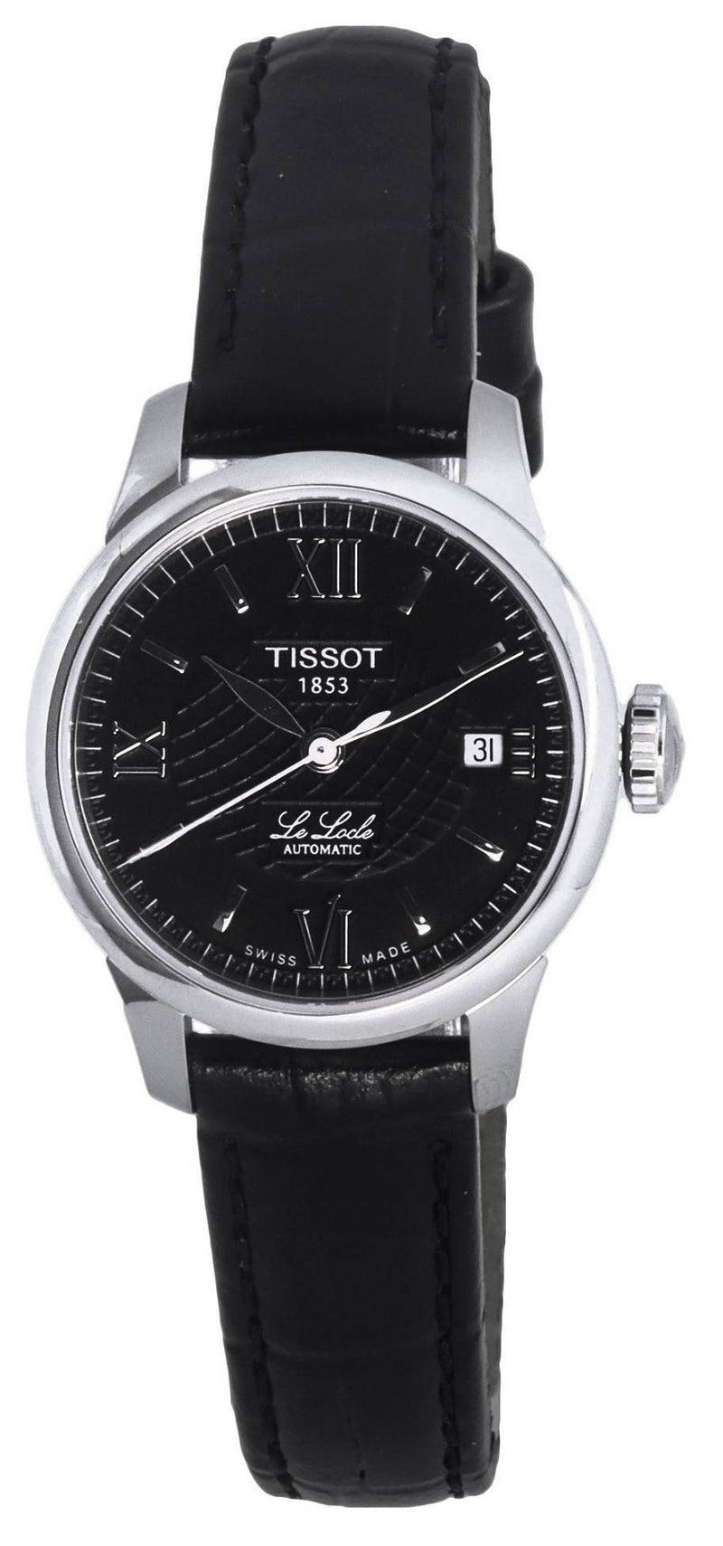 Tissot Le Locle Lady Black Dial Automatic T41.1.123.57 T41112357 Women's Watch