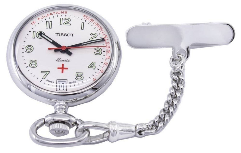 Tissot T-Pocket Pendants Petite Infirmiere T81.7.221.92 T81722192 Quartz Pocket Watch