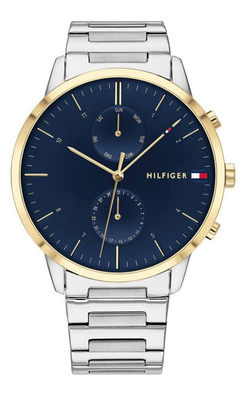 Tommy Hilfiger Hunter Blue Dial Stainless Steel Quartz 1710408 Men's Watch