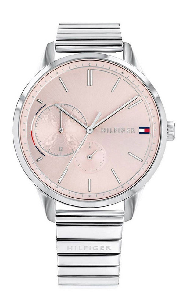 Tommy Hilfiger Brooke Pink Dial Stainless Steel Quartz 1782020 Women's Watch