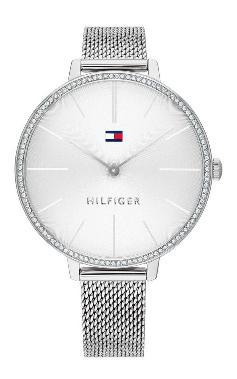 Tommy Hilfiger Kelly Crystal Accents Stainless Steel Quartz 1782113 Women's Watch