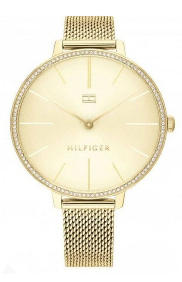 Tommy Hilfiger Kelly Crystal Accents Gold Tone Stainless Steel Quartz 1782114 Women's Watch