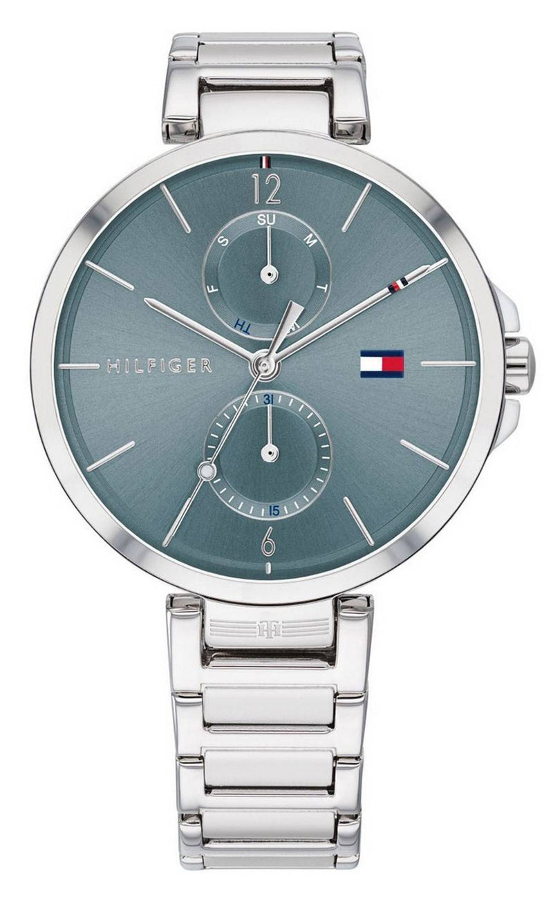 Tommy Hilfiger Angela Blue Dial Stainless Steel Quartz 1782126 Women's Watch