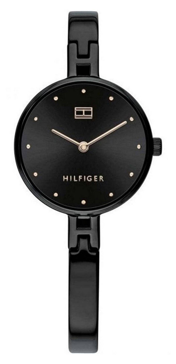 Tommy Hilfiger Kit Black Dial Stainless Steel Quartz 1782136 Women's Watch