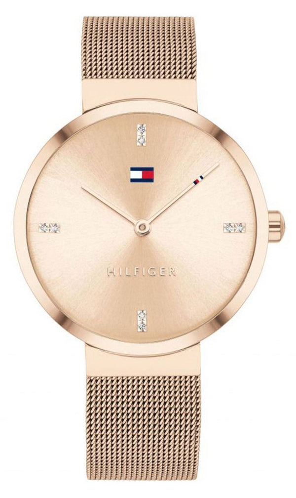 Tommy Hilfiger Liberty Rose Gold Tone Stainless Steel Quartz 1782218 Women's Watch