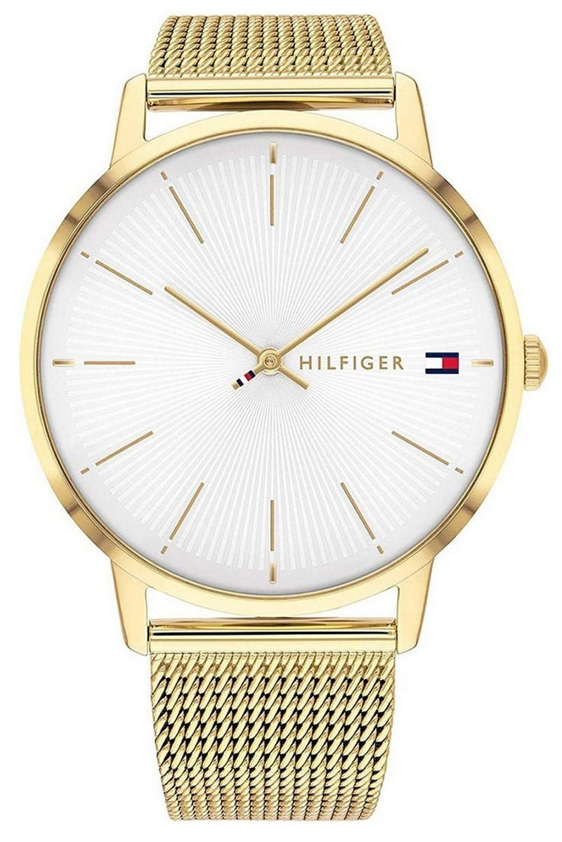 Tommy Hilfiger Alex White Dial Gold Tone Stainless Steel Quartz 1782245 Women's Watch