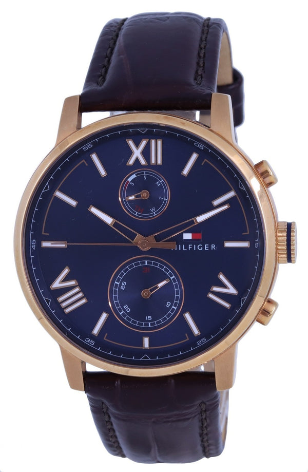 Tommy Hilfiger Herren Rose Gold Tone Stainless Steel Quartz TH-1791308.G Men's Watch