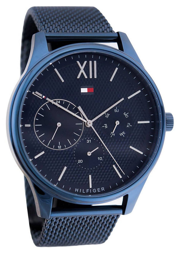 Tommy Hilfiger Damon Blue Dial Stainless Steel Quartz 1791421 Men's Watch