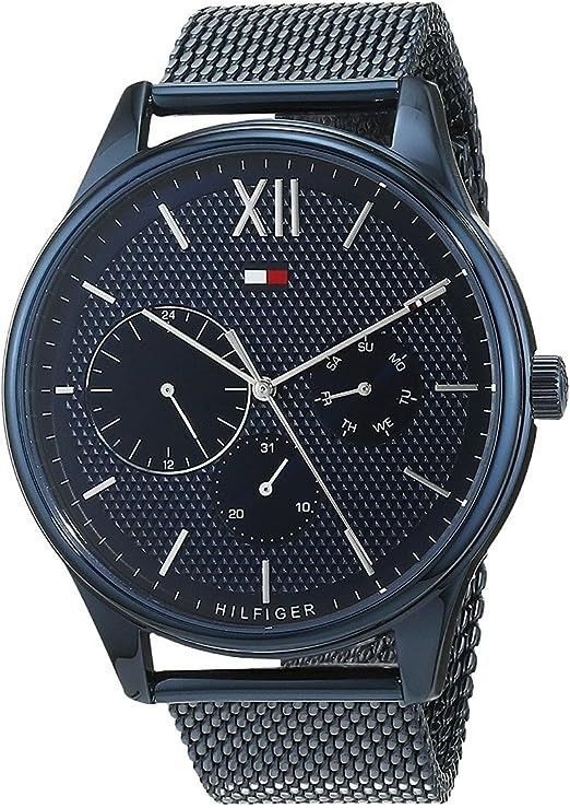 Tommy Hilfiger Damon Blue Dial Stainless Steel Quartz 1791421 Men's Watch