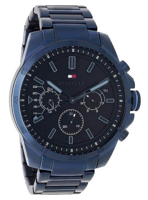 Tommy Hilfiger Decker Blue Dial Stainless Steel Quartz 1791560 Men's Watch