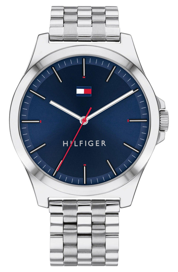 Tommy Hilfiger Barclay Stainless Steel Blue Dial Quartz 1791713 Men's Watch