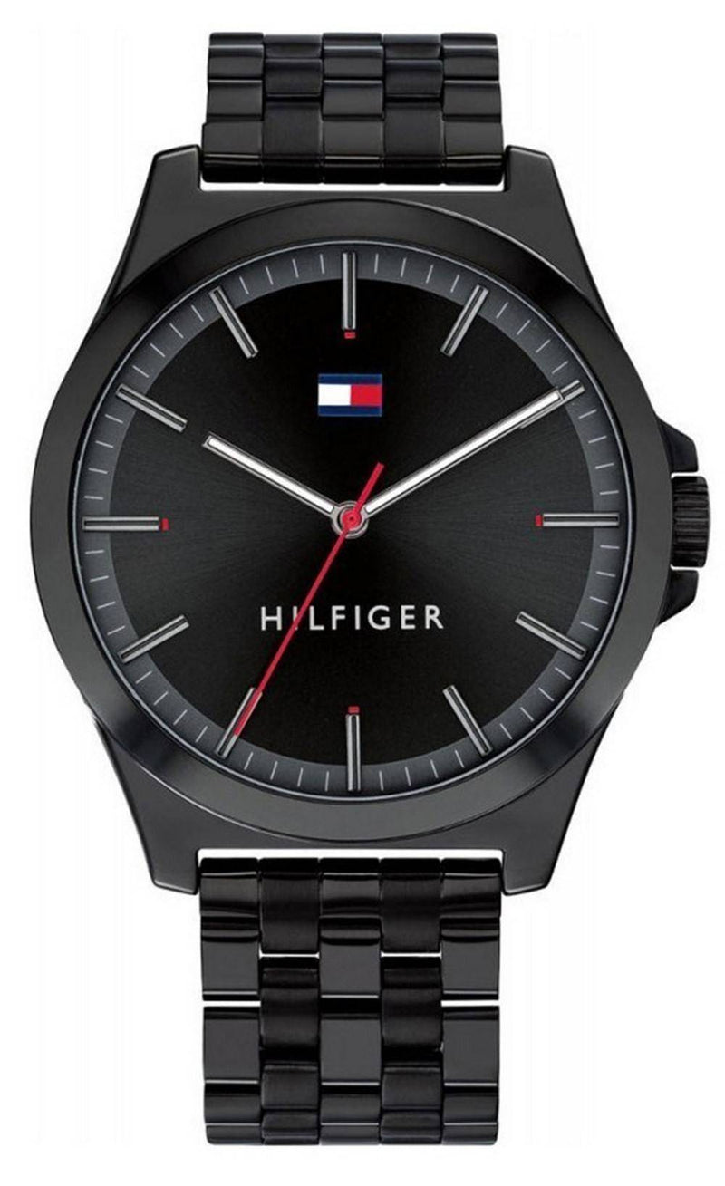 Tommy Hilfiger Barclay Black Dial Stainless Steel Quartz 1791714 Men's Watch