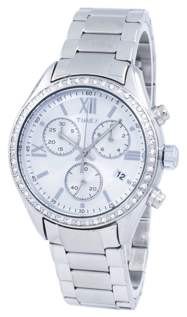 Timex Miami Chronograph Quartz Diamond Accent TW2P66800 Women's Watch