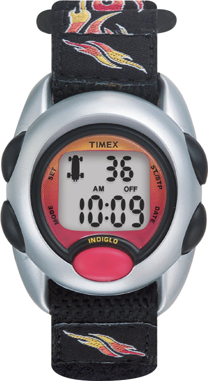 Timex T78751 Kids' Digital Race Fast Wrap Flames Watch