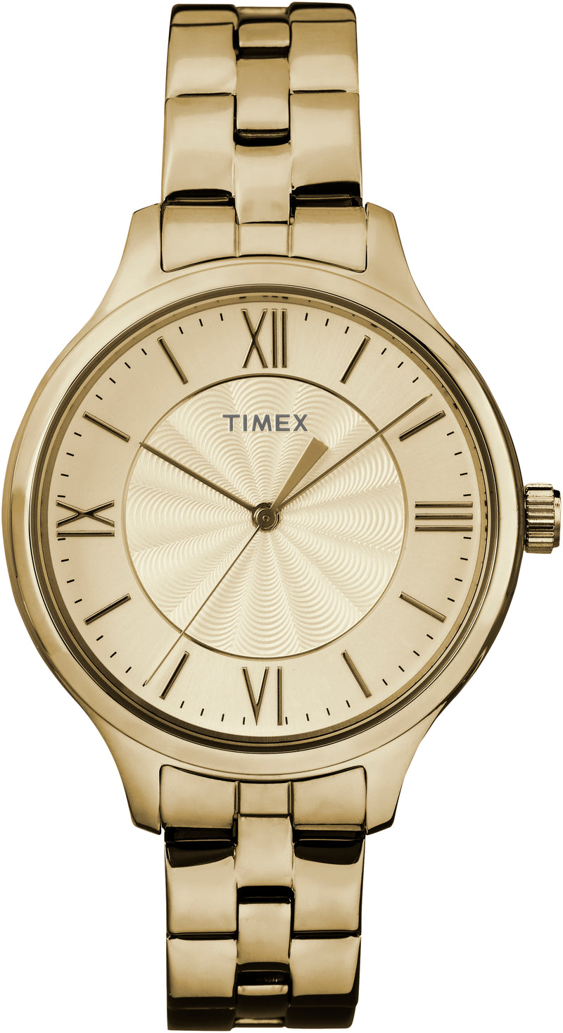 Timex Womens TW2R28100 Peyton Gold-tone Bracelet Watch