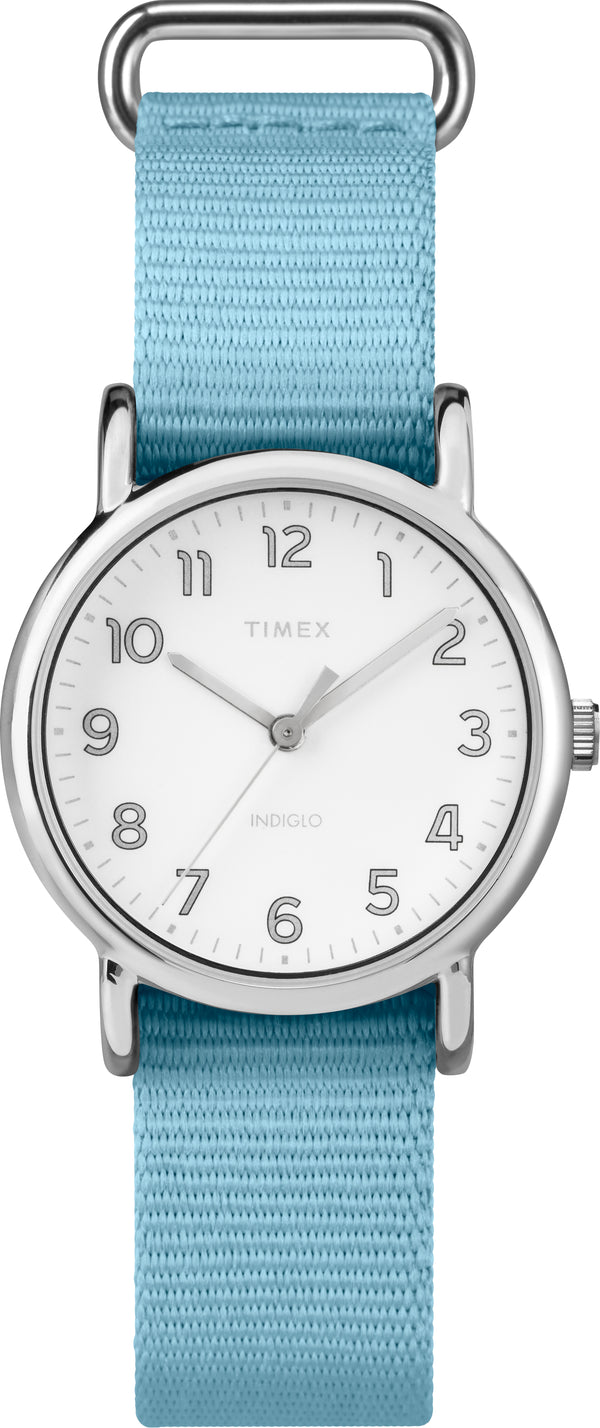 Timex TW2R80600 Women's 31mm Weekender Blue Nylon Strap Watch