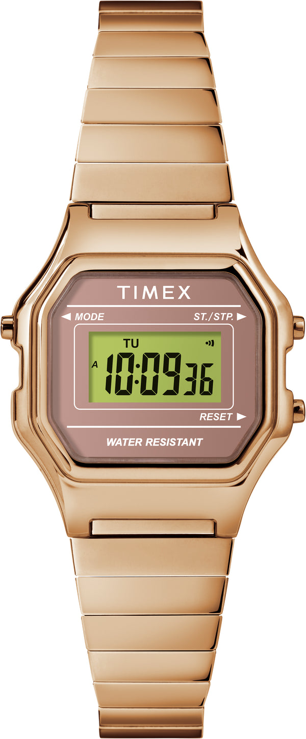 Timex TW2T48100 Digital Mini 27mm Expansion Band Watch