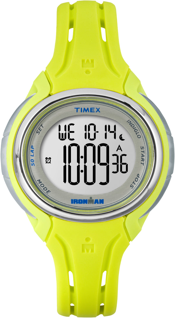 Timex Women's Ironman Sleek 50 Round Resin Watch