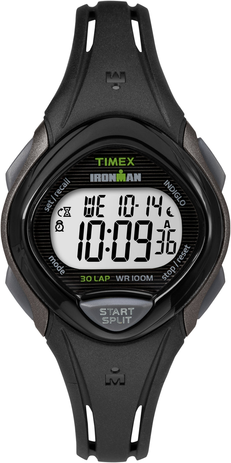 Timex Womens TW5M10300 IRONMAN Sleek 30 Mid-size Black Sport Watch