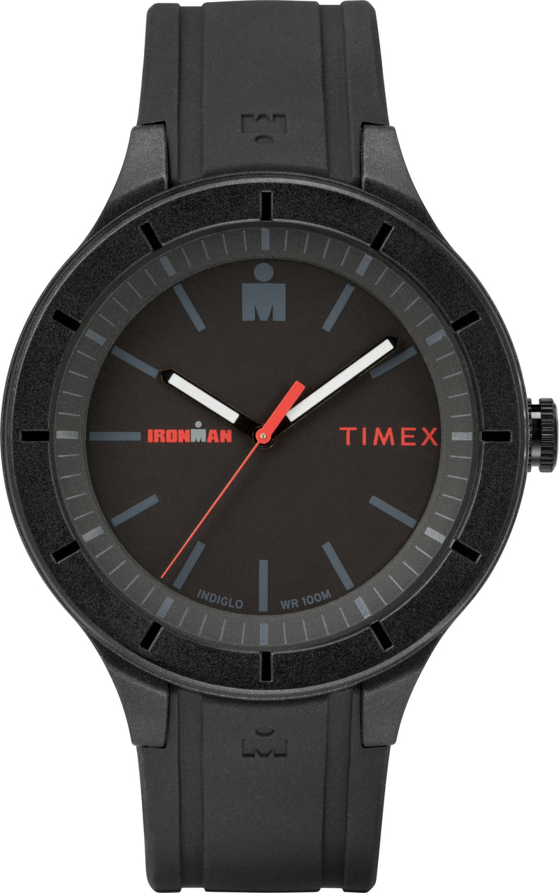 Timex TW5M16800 Unisex Ironman Essential 42mm Black Silicone Strap Watch
