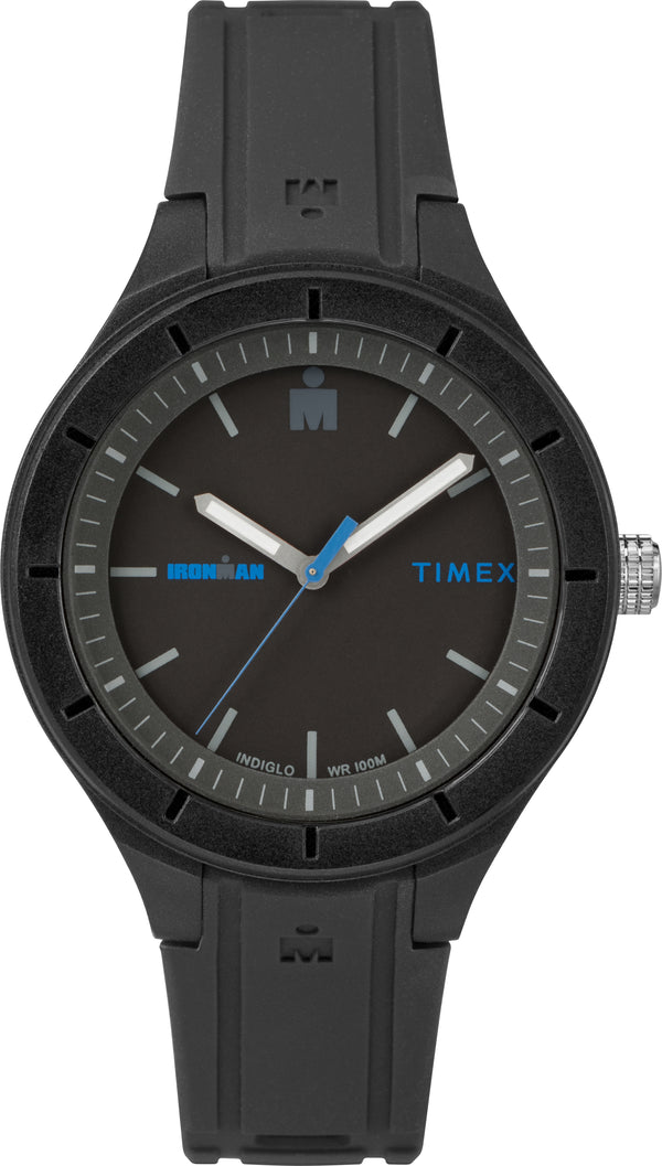 Timex TW5M17100 Unisex Ironman Essential 38mm Black Silicone Strap Watch