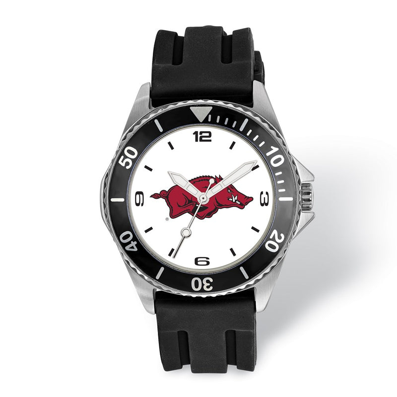 LogoArt University of Arkansas Fayetteville Collegiate Gents Watch
