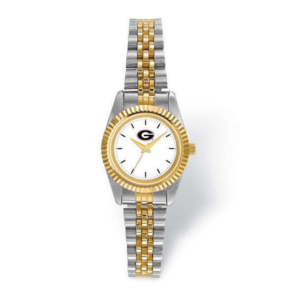 LogoArt University of Georgia Pro Two-tone Ladies Watch
