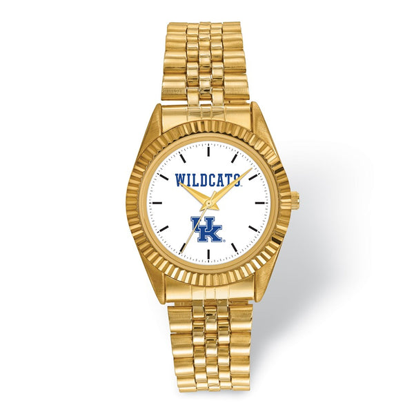 LogoArt University of Kentucky Pro Gold-tone Gents Watch