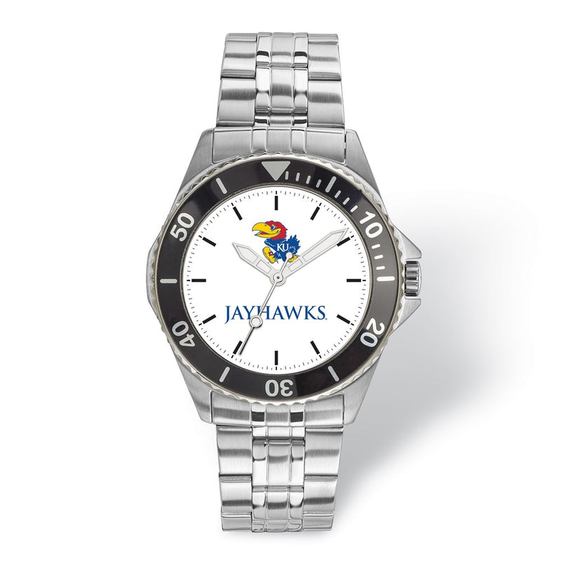 LogoArt University of Kansas Champion Gents Watch