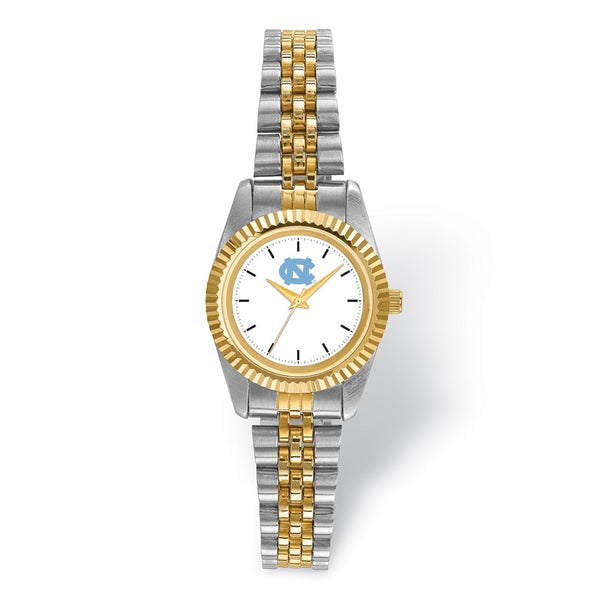 LogoArt University of North Carolina Pro Two-tone Ladies Watch