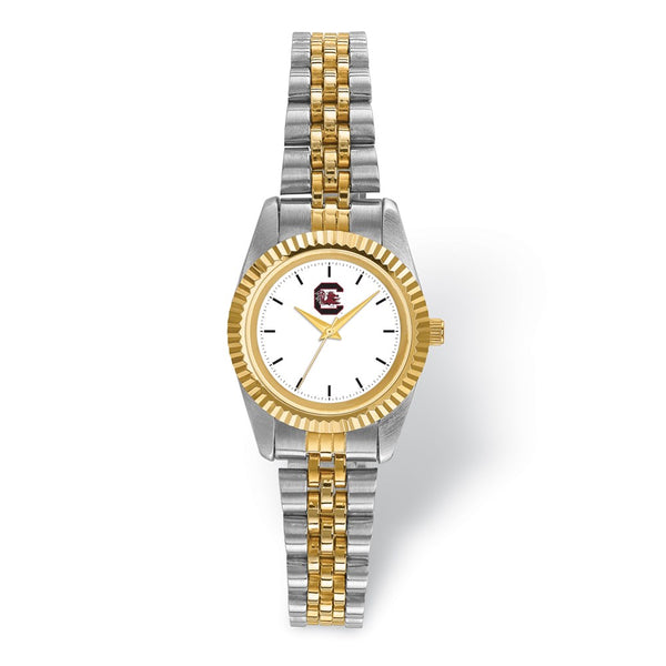 LogoArt University of South Carolina Pro Two-tone Ladies Watch