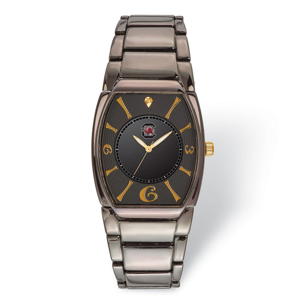 LogoArt University of South Carolina Executive Black-plated Watch